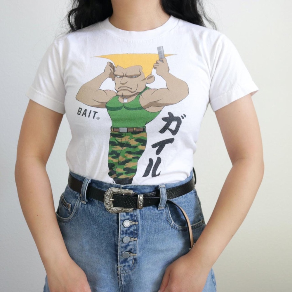 Bait X Street Fighter Guile shirt